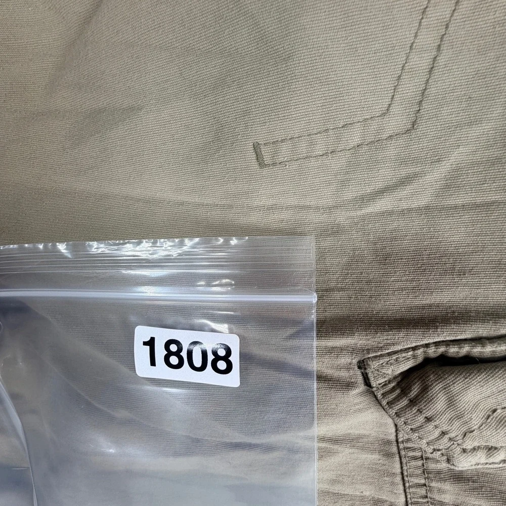 REI Mens Cargo Shorts Khaki Tan Cotton Nylon Hiking Outdoor Size 34